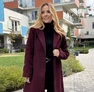 Arabella kabát bordó – Innova Fashion – 3. kép